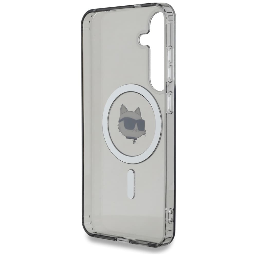 Karl Lagerfeld IML MagSafe Samsung Galaxy S25 Choupette's Head černá - náhled 3