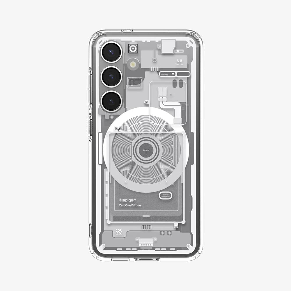 Spigen Ultra Hybrid Zero One MagSafe pro Samsung Galaxy S25 bílá - náhled 3