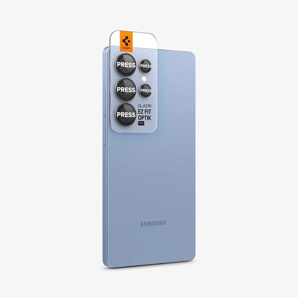 Spigen Optik.tR EZ Fit Pro sklo na kameru (2 ks) Samsung Galaxy S25 Ultra černá - náhled 3