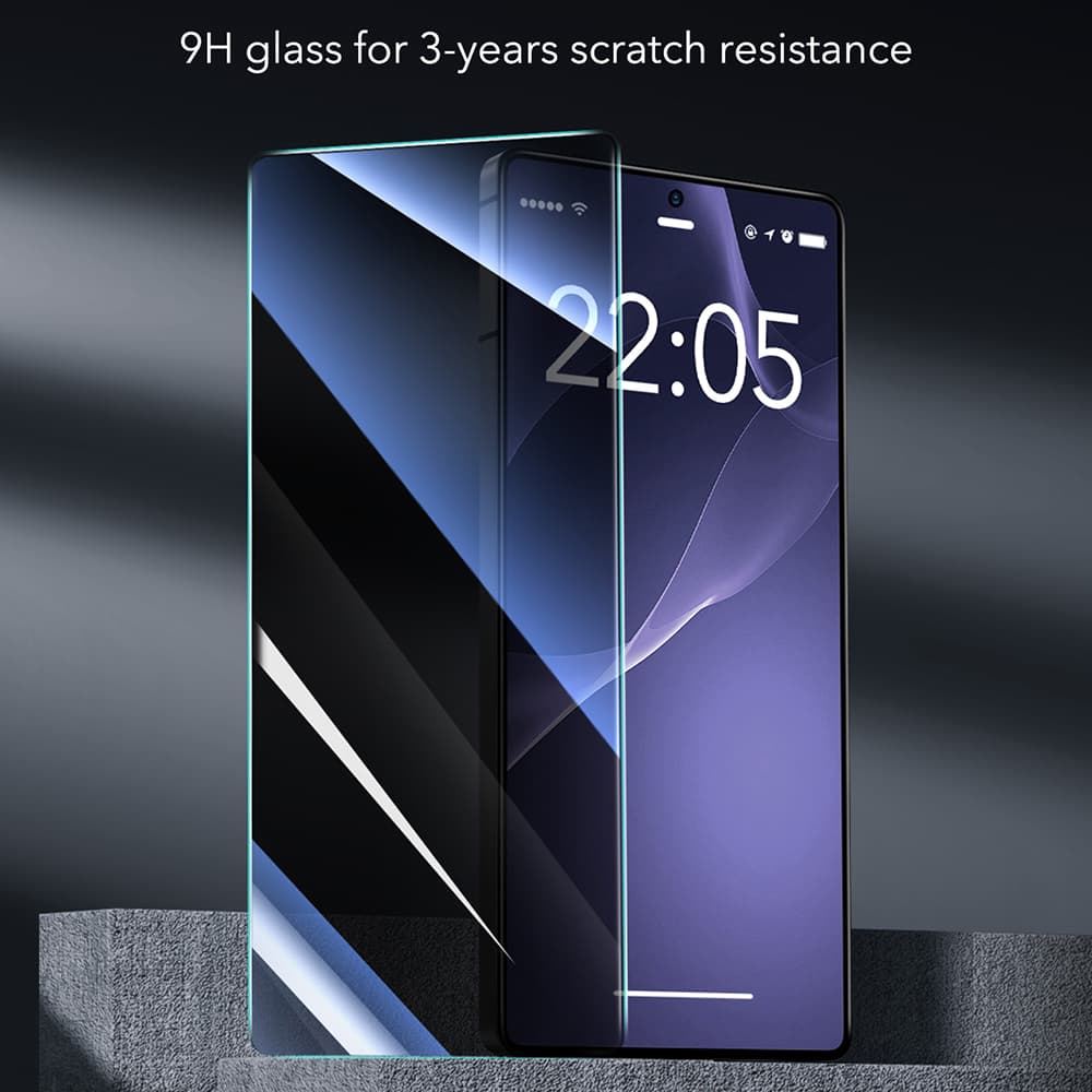 Ochranné sklo ESR Samsung Galaxy S25 Ultra Privacy černé - náhled 3