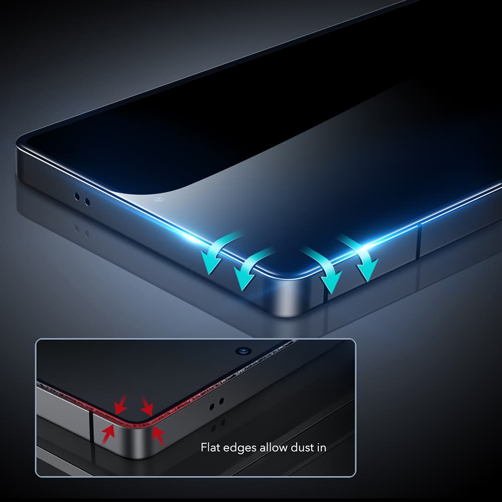 ESR Tempered Glass 2ks Samsung Galaxy S25 Ultra průhledné - náhled 3