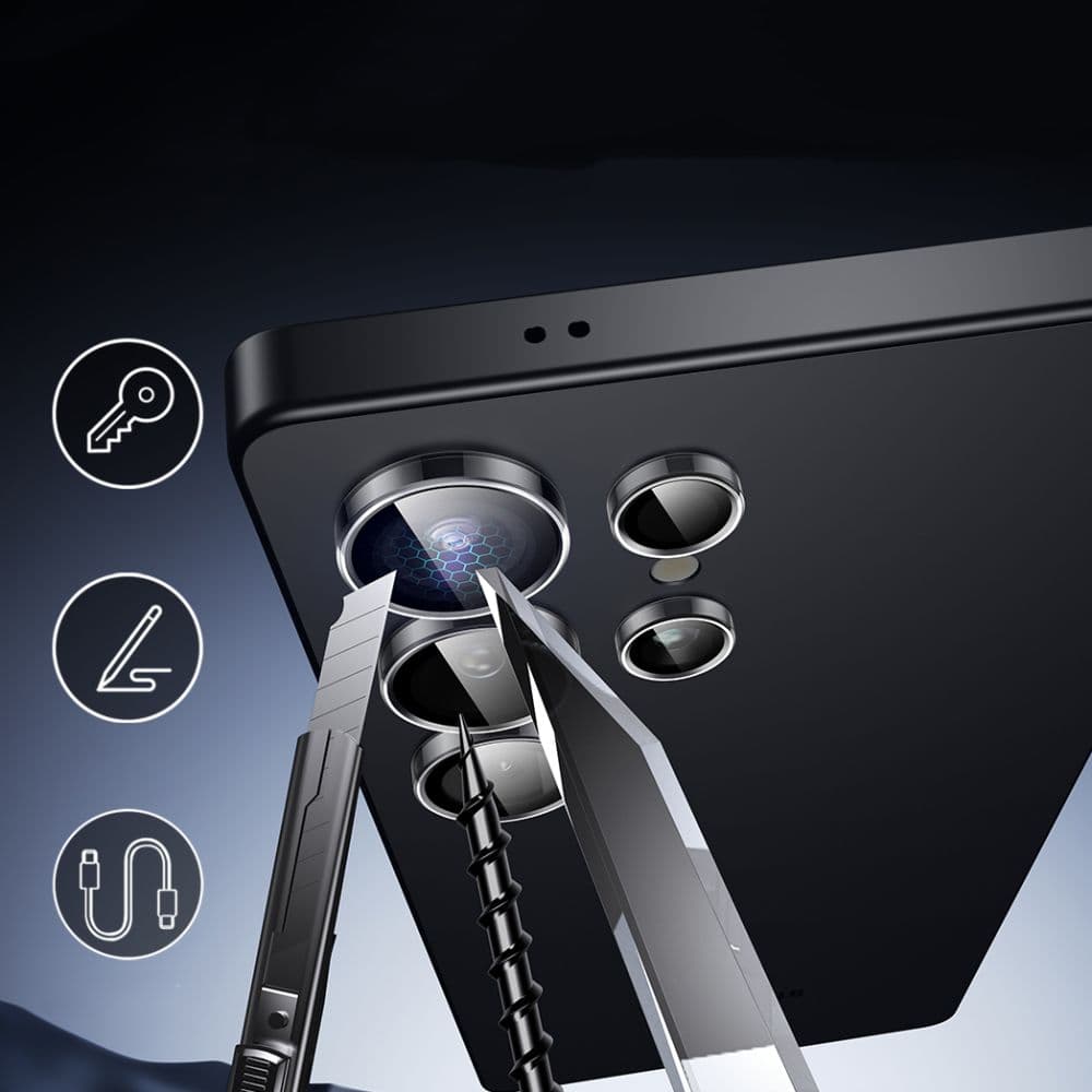 ESR Armorite ochranné kryty na objektiv Samsung Galaxy S25 Ultra čiré - náhled 3
