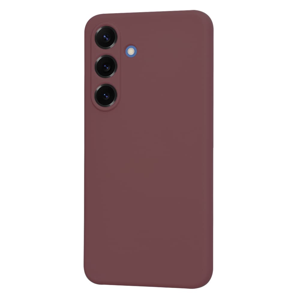 Techsuit SoftFlex pro Samsung Galaxy S25 švestkově červený - náhled 3