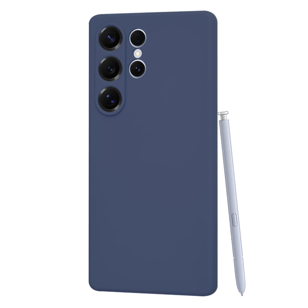 Techsuit SoftFlex pouzdro pro Samsung Galaxy S25 Ultra tmavě modrá - náhled 3