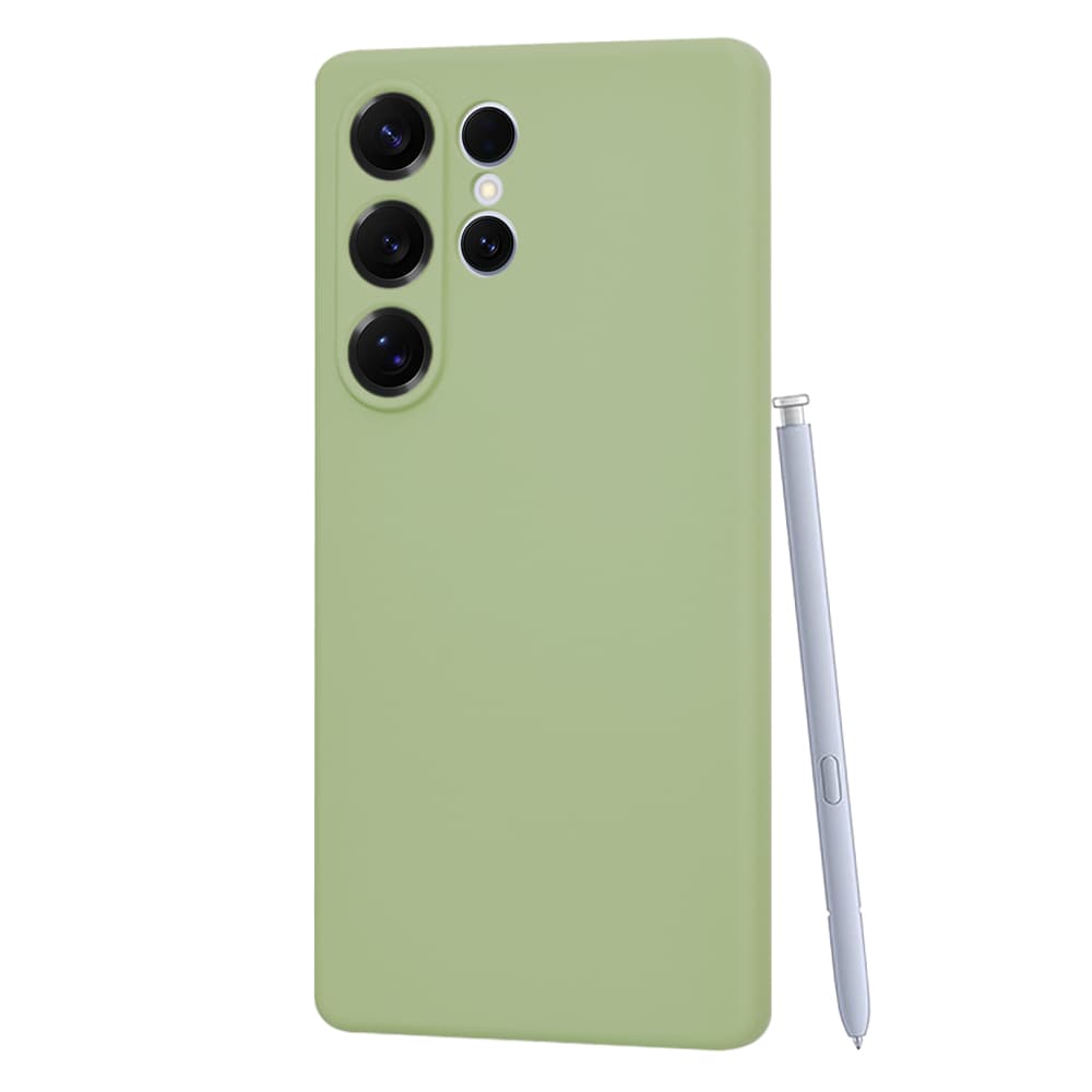 Techsuit SoftFlex pouzdro pro Samsung Galaxy S25 Ultra v barvě matcha - náhled 3