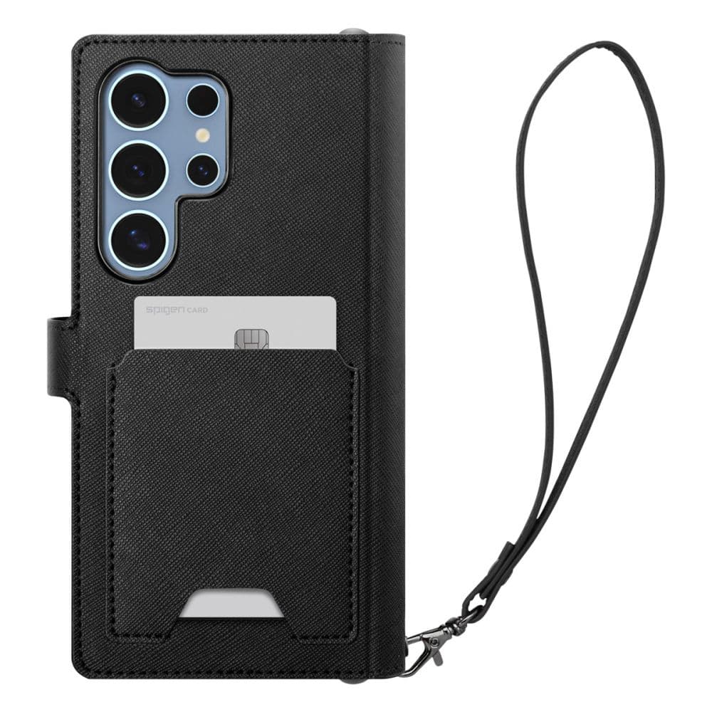 Pouzdro Spigen Wallet S pro Samsung Galaxy S25 Ultra černé - náhled 3