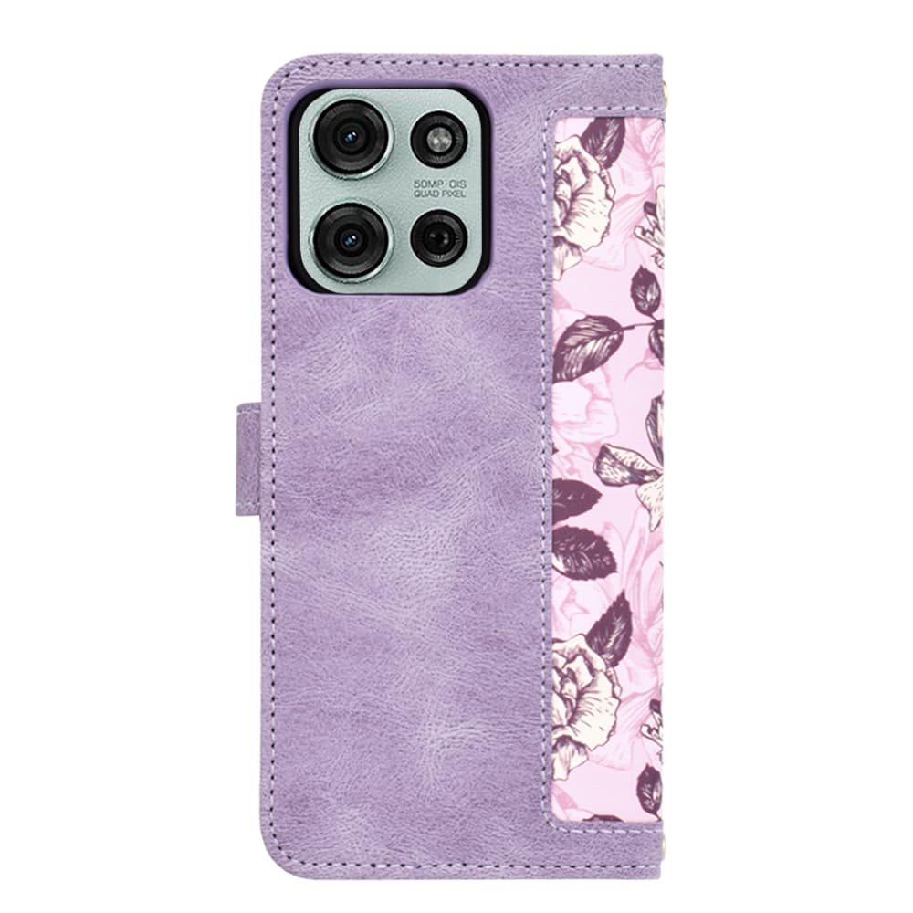Pouzdro Techsuit FlipCraft pro Motorola Moto G75 Tajemná fialová - náhled 3