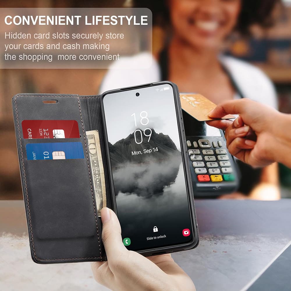 Techsuit Pohodlný kryt iPhone 15 Pro Černý - náhled 3
