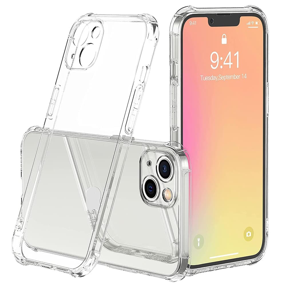 Techsuit nárazuvzdorný průhledný silikon iPhone 16 průhledný - náhled 3