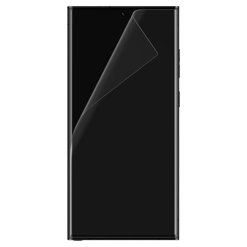 Spigen Neo Flex 2 kusy Samsung Galaxy S23 Ultra Průhledné - náhled 3