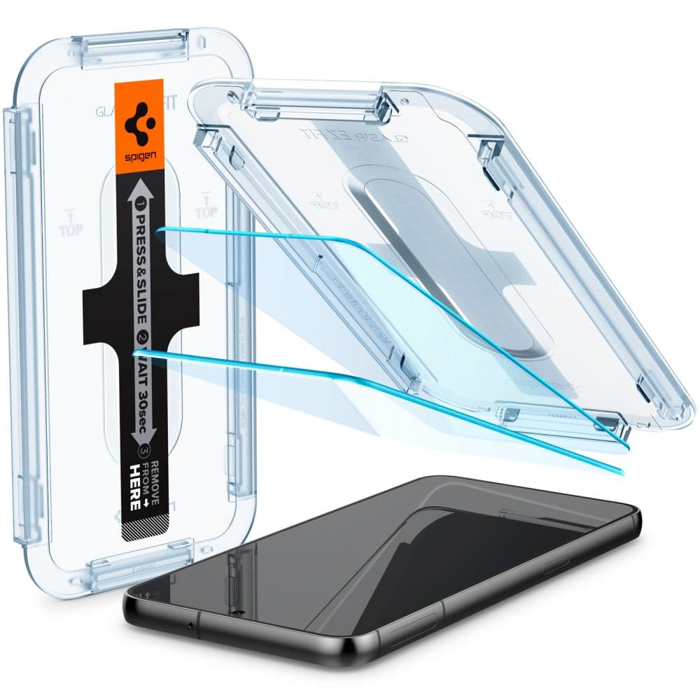 Spigen Glas.tR EZ-FIT 2 kusy Samsung Galaxy S23 Průhledné - náhled 3