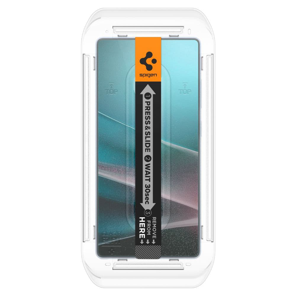 Spigen Glas.tR EZ-FIT HD (2 balení) Samsung Galaxy S25 Ultra Privacy - náhled 3