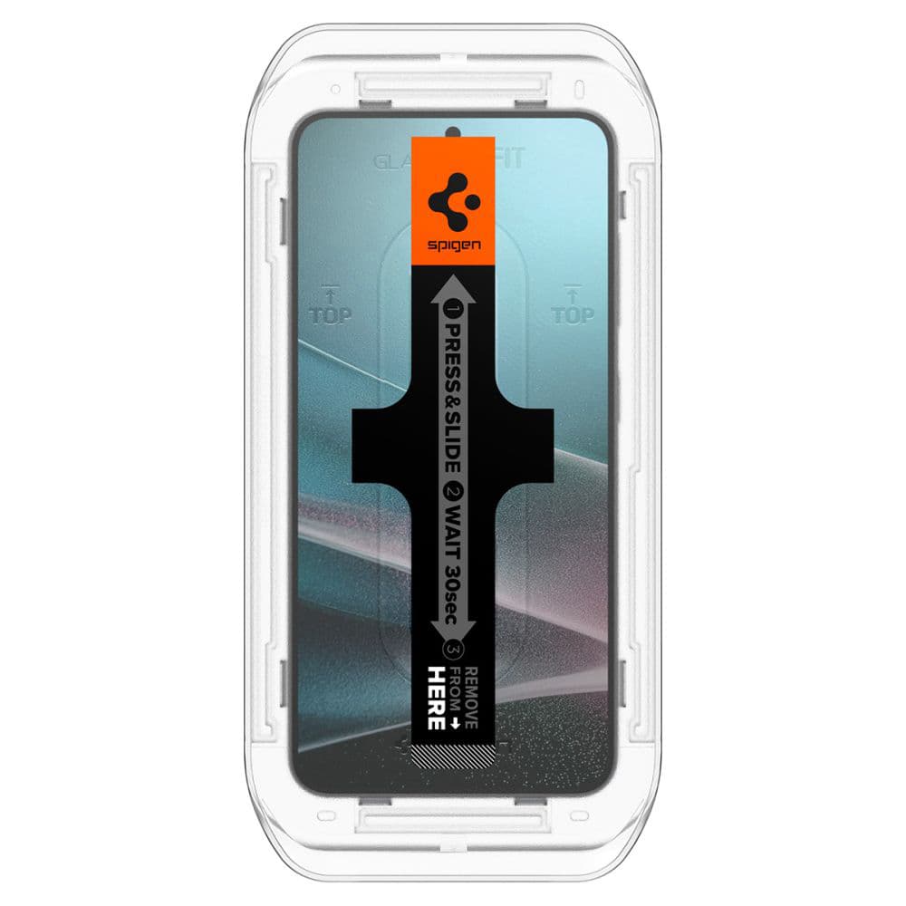 Spigen Glas.tR EZ-FIT HD 2 ks Samsung Galaxy S24 Plus S25 Plus Privacy - náhled 3