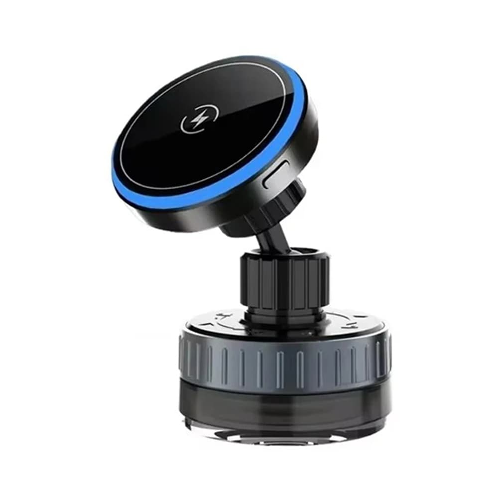 Techsuit Premium držák do auta s bezdrátovým nabíjením HOLD253 černý - náhled 3
