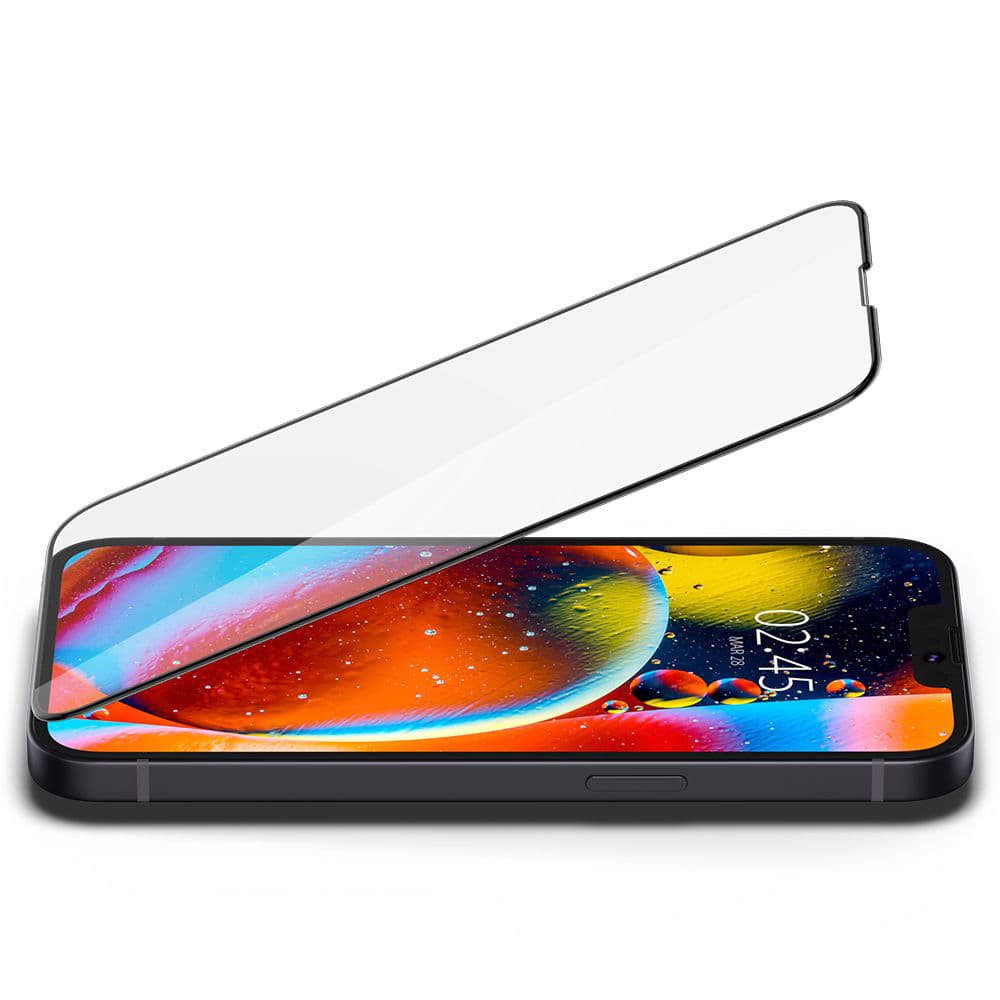 Spigen Glas.tR Slim pro iPhone 13 13 Pro 14 16e černý - náhled 3