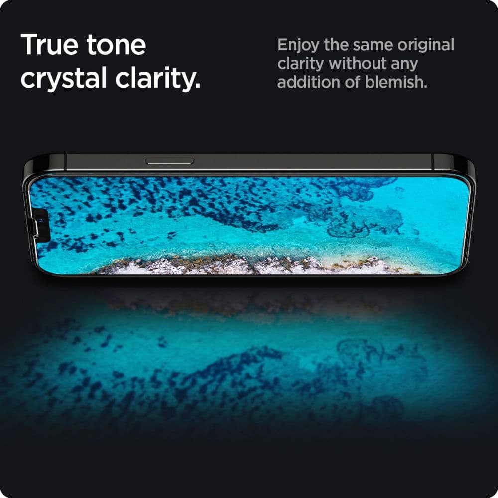 Spigen Glas.tR Slim pro iPhone 13 13 Pro 14 16e Privacy černá - náhled 3