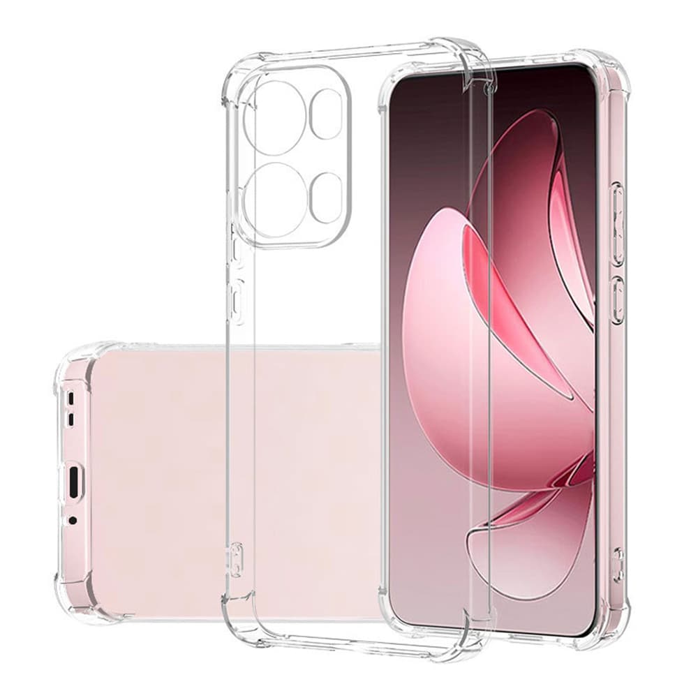 Techsuit Shockproof průhledný silikonový obal Oppo Reno13 Pro průhledný - náhled 3