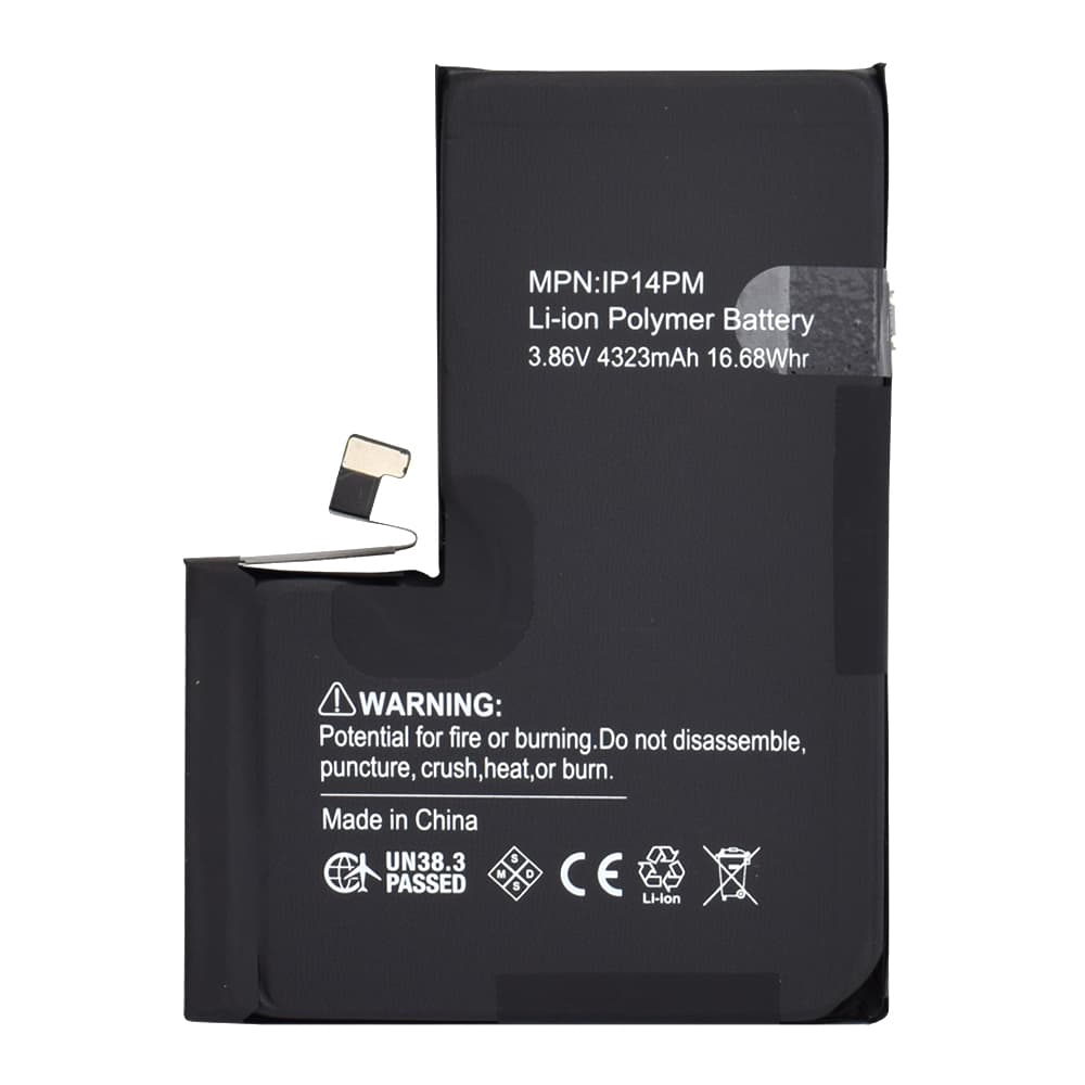 Baterie pro smartphone Decoded iPhone 14 Pro Max 4323mAh černá - náhled 3