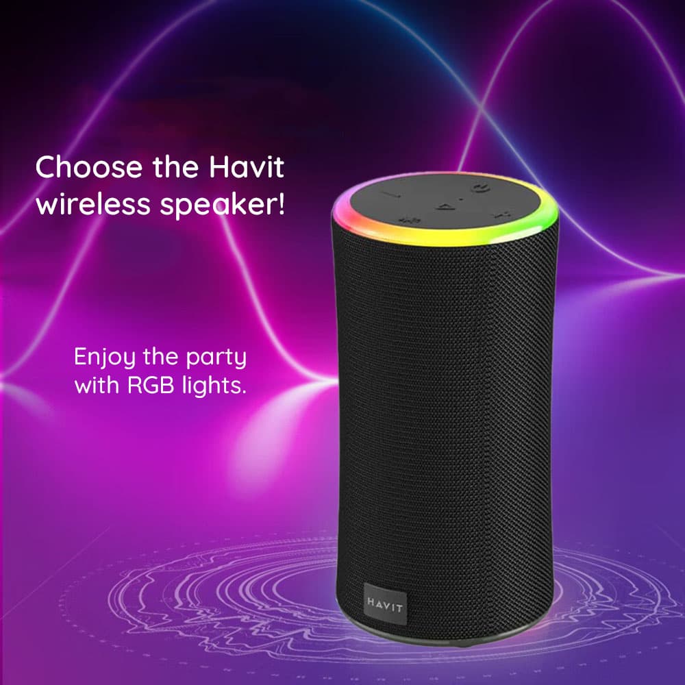 Havit Wireless Speaker SK833BT Bluetooth 5.3 černý - náhled 3