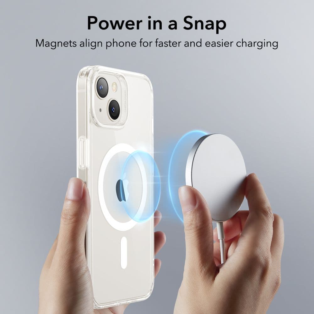 ESR Classic Hybrid HaloLock iPhone 14 iPhone 13 Průhledný - náhled 3
