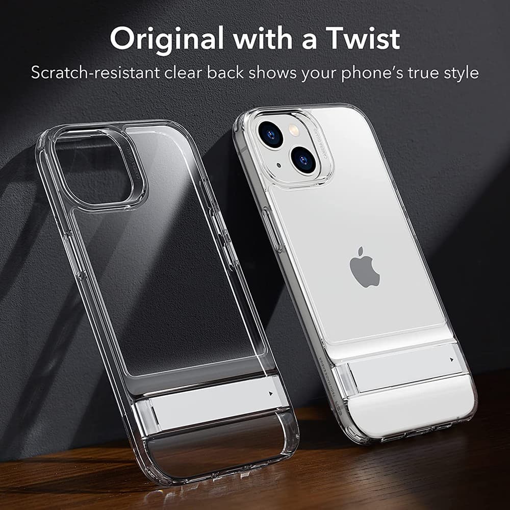ESR Air Shield Boost Kickstand iPhone 14 Plus Průhledný - náhled 3