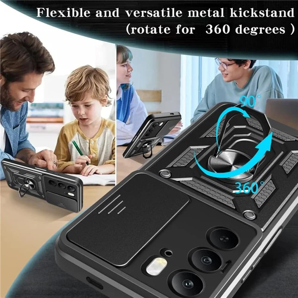 Pouzdro Techsuit CamShield Series pro Realme C75/Realme 14x černé - náhled 3