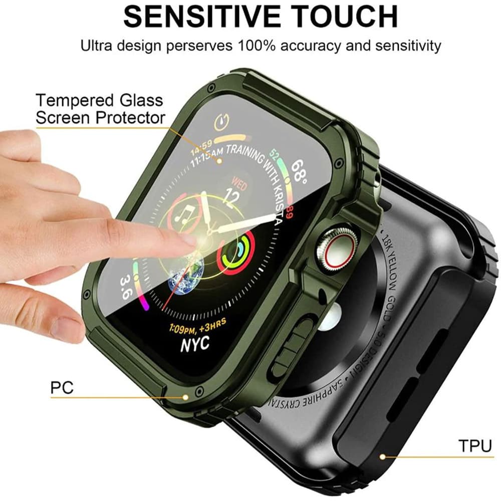 Lito Kompletní ochrana 360 Apple Watch 1 2 3 42mm Green - náhled 3