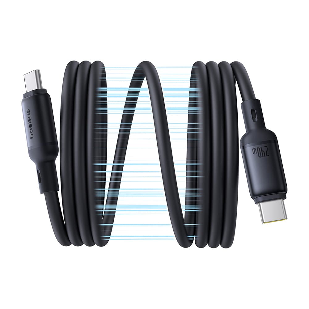 Baseus Data Cable PicoGo magnetický Type-C na Type-C 240W 1m černý - náhled 3
