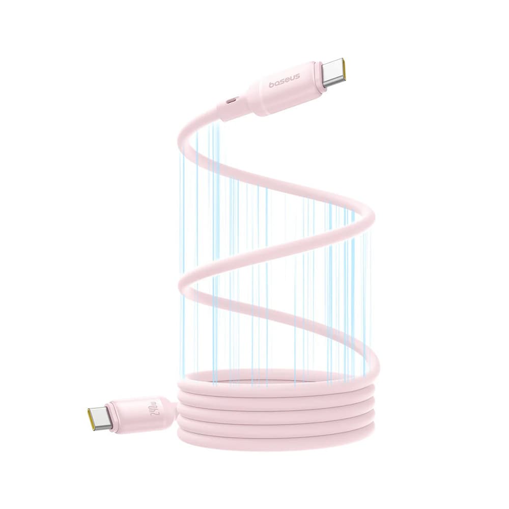 Baseus Data Cable PicoGo magnetický Type-C na Type-C 240W růžový 1m - náhled 3