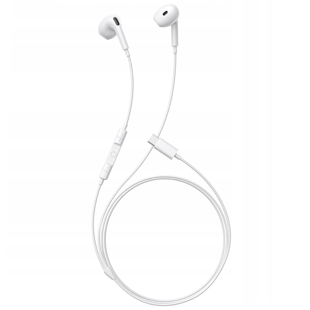 Baseus Wired Earphones Encok CZ19 Type-C 13mm 60° Semi-in-Ear bílá - náhled 3