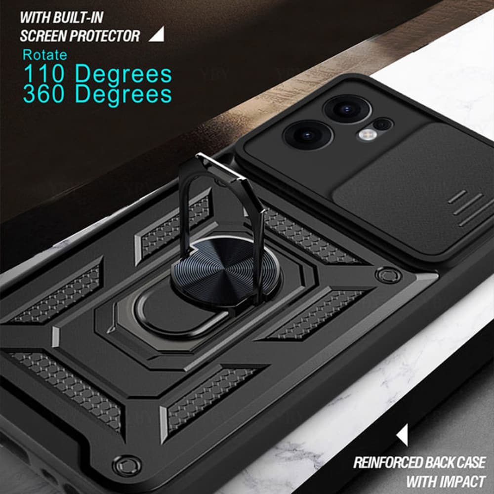 Techsuit CamShield Series pro Oppo Reno13 F 4G Reno13 F 5G Reno13 FS 5G růžově zlatá - náhled 3