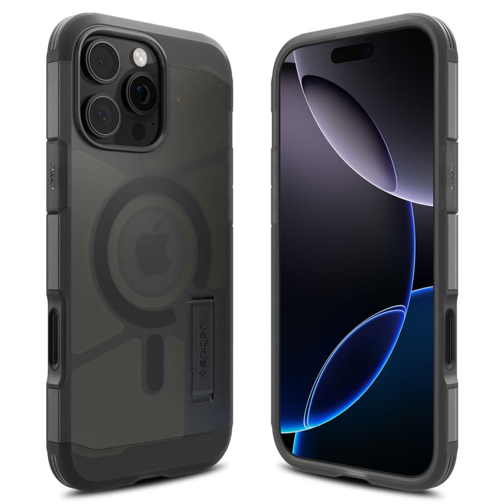 Spigen Tough Armor MagSafe pro iPhone 16 Pro Max v černé barvě Frost - náhled 3