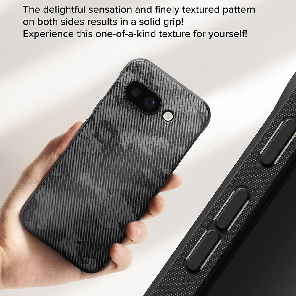 Pouzdro Ringke Onyx Design pro Google Pixel 9a maskáčově černé - náhled 3