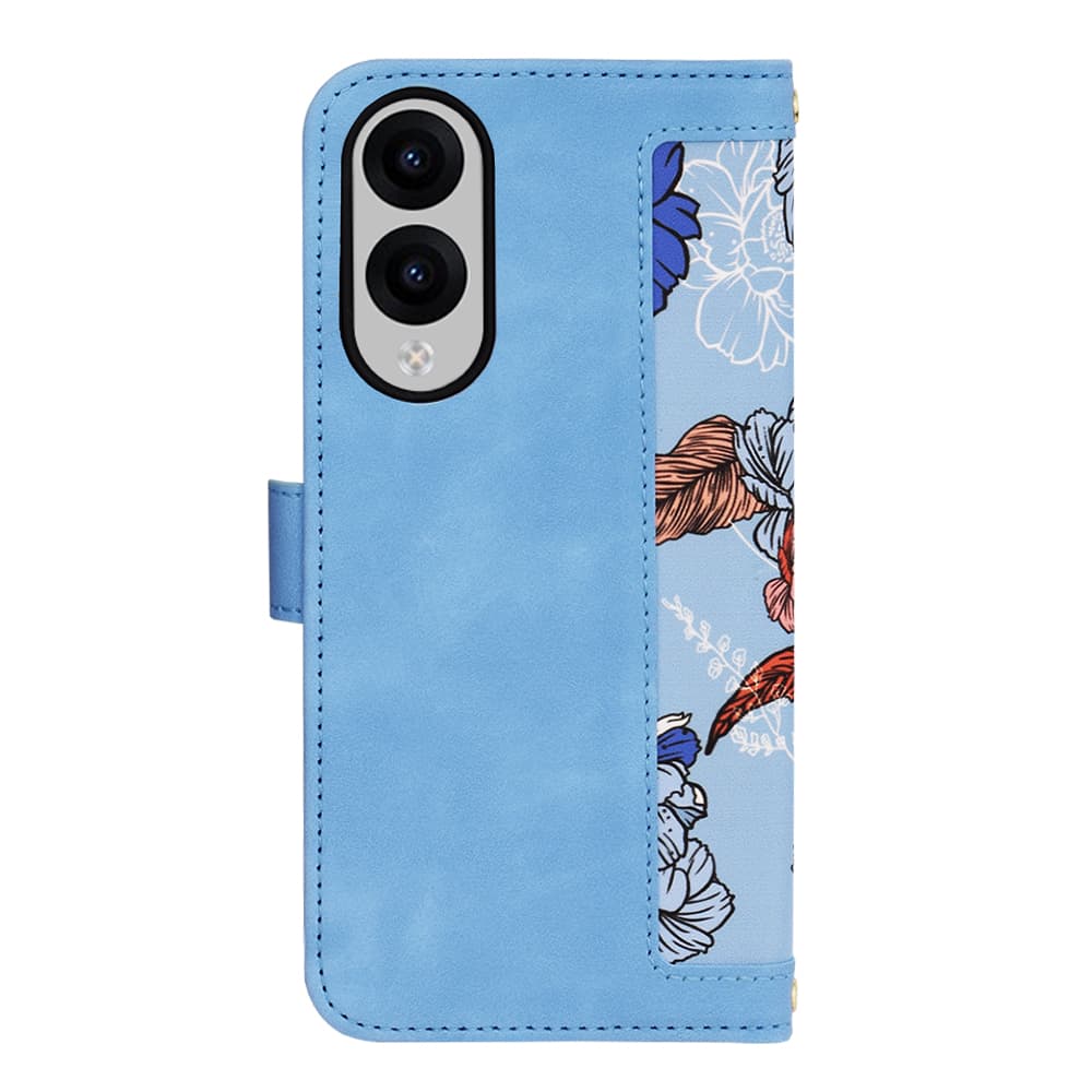 Pouzdro Techsuit FlipCraft pro Samsung Galaxy S25 Edge v živé modré - náhled 3