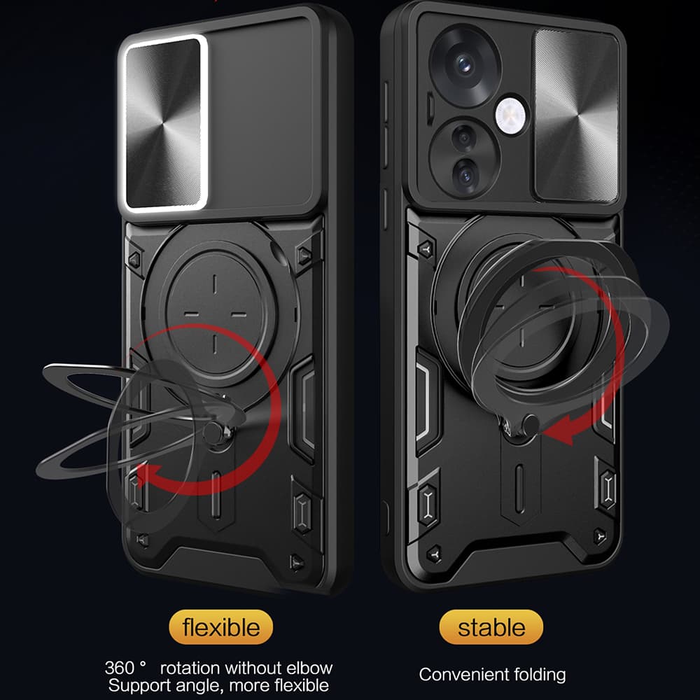 Techsuit CamGuard Pro pro Oppo Reno13 Pro červený - náhled 3