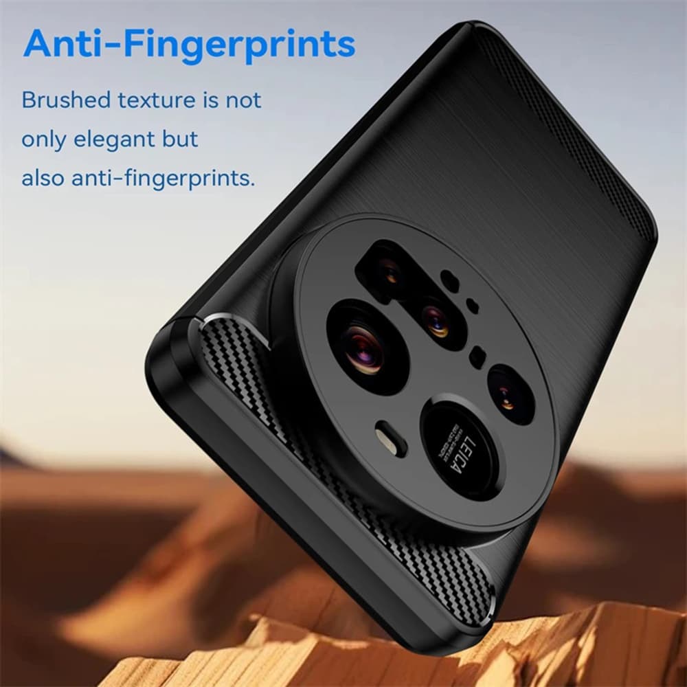 Pouzdro Techsuit Carbon Silicone pro Xiaomi 15 Ultra černé - náhled 3