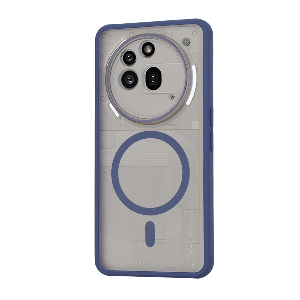 Techsuit HaloFrost MagSafe Series Nothing Phone (3a) Pro tmavě modrá - náhled 3