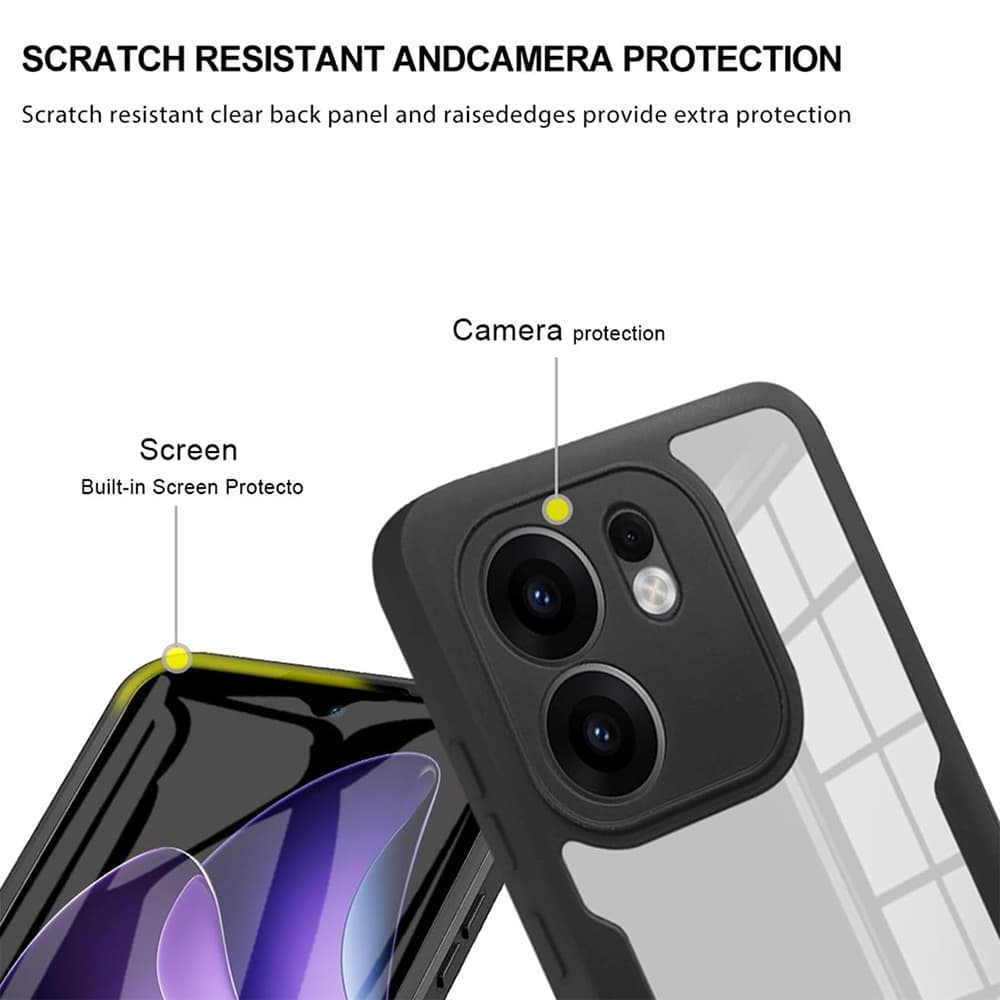 Techsuit ColorVerse 360 Series + Ochranné sklo Oppo Reno13 F 4G / Reno13 F 5G / Reno13 FS 5G Růžová - náhled 3