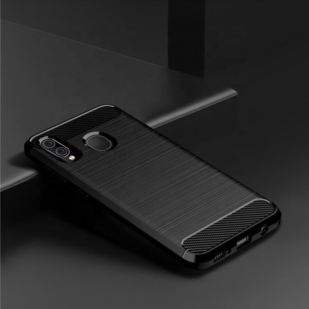 Techsuit Karbon Silikon Samsung Galaxy A10 M10 Černá - náhled 3