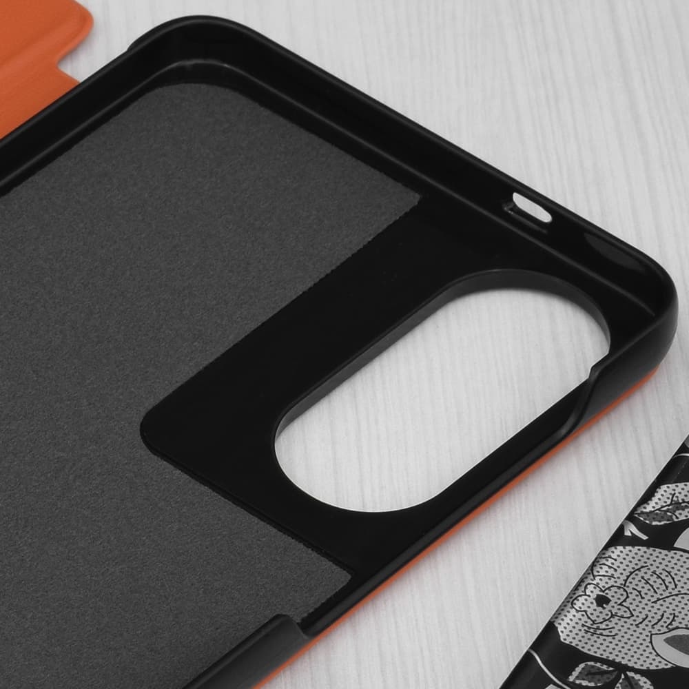 Techsuit eFold Series pro Samsung Galaxy S25 Edge oranžový - náhled 3