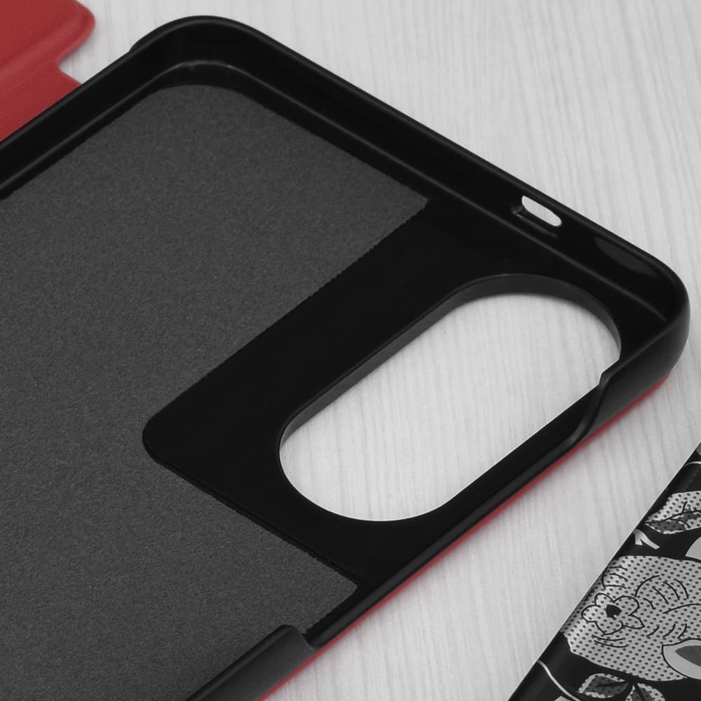 Techsuit eFold Series Samsung Galaxy S25 Edge červený - náhled 3