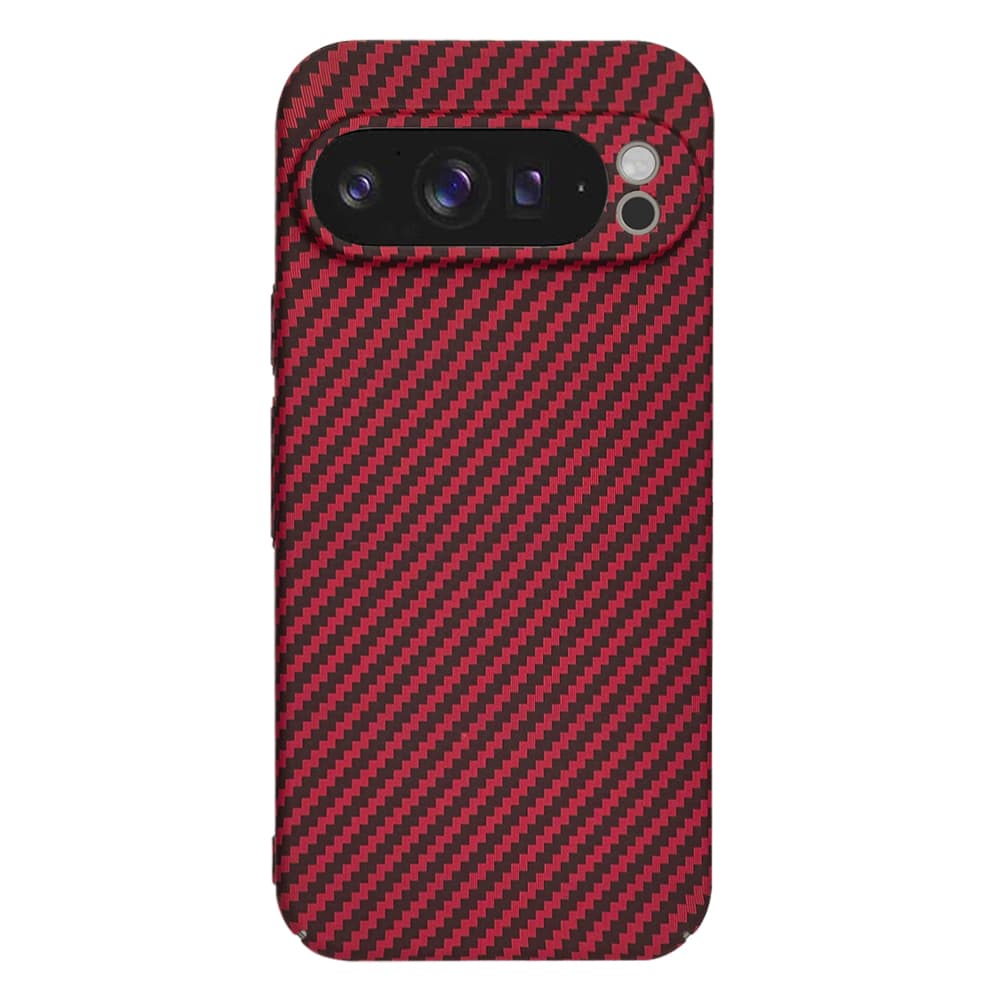 Techsuit Carbonite FiberShell Google Pixel 9 Pro XL červený - náhled 3