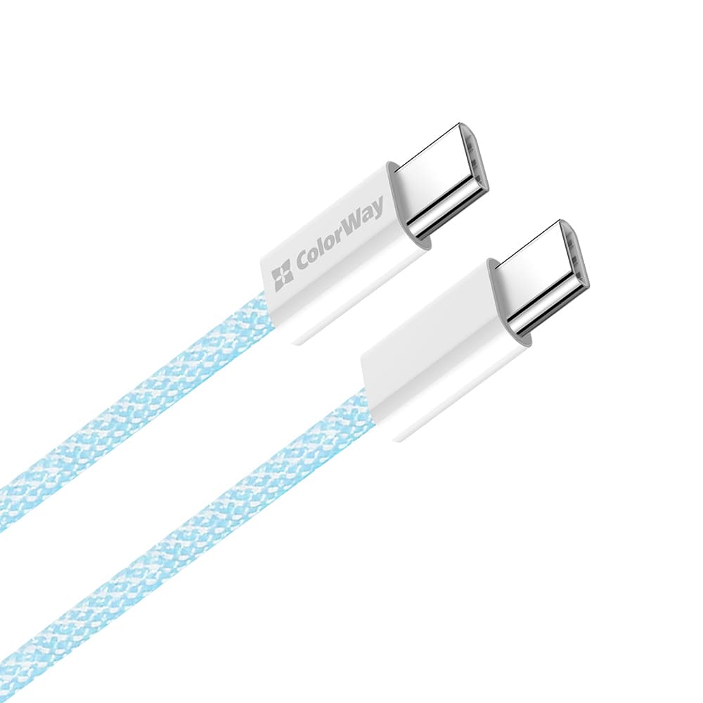 ColorWay Data Cable pro MacBook Pro Type-C na Type-C PD Rychlonabíjení 60W 1m modrá - náhled 3