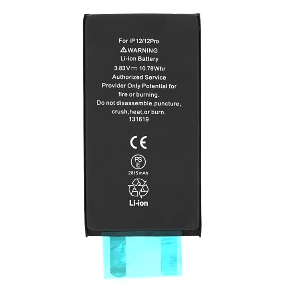 Baterie pro smartphone iPhone 12 12 Pro 2815mAh černá bez flex kabelu - náhled 3