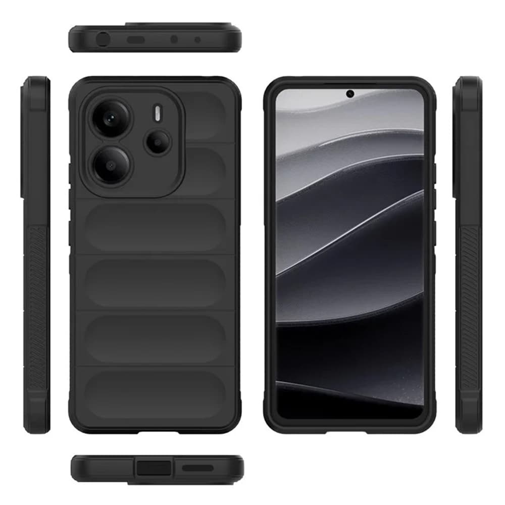 Ochranný kryt Techsuit Magic Shield pro Xiaomi Redmi Note 14 4G černý - náhled 3