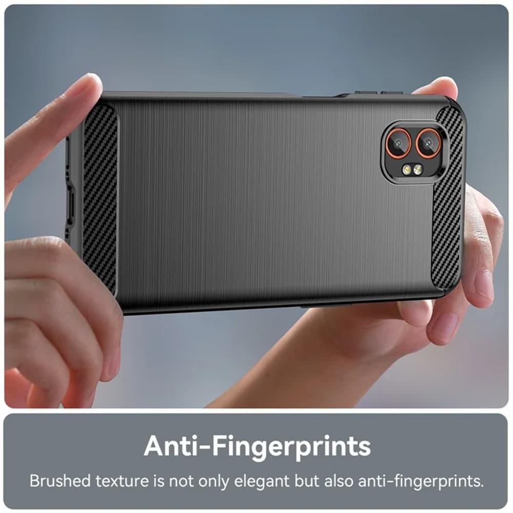 Techsuit Carbon Silicone pro Samsung Galaxy Xcover7 Pro černý - náhled 3