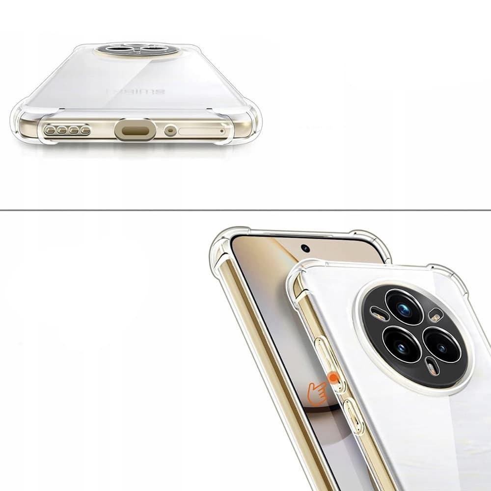 Techsuit Shockproof průhledný silikon Realme 14 Pro+ průhledný - náhled 3