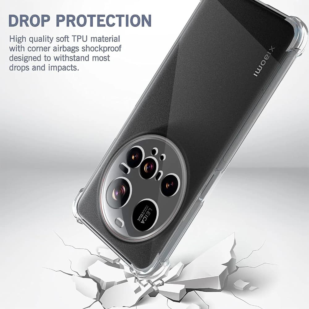 Techsuit Shockproof silikonový obal Xiaomi 15 Ultra průhledný - náhled 3