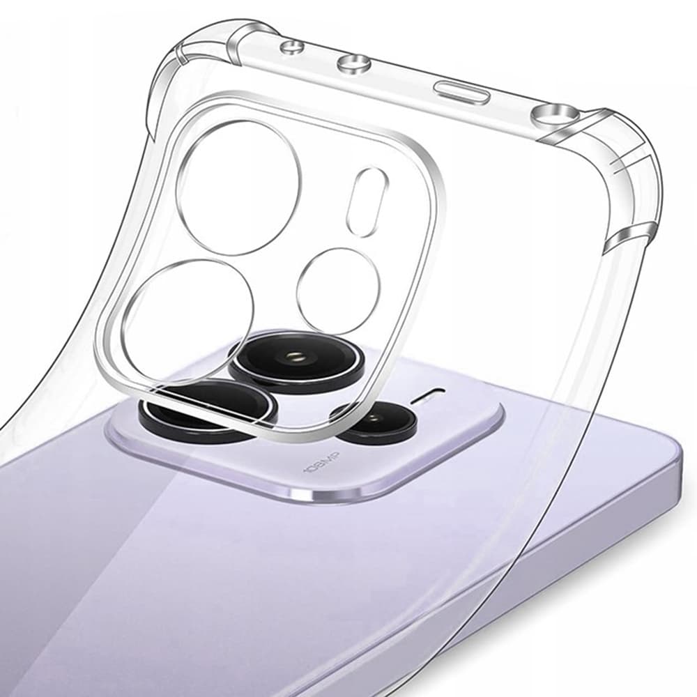 Techsuit Shockproof průhledný silikon pro Xiaomi Redmi Note 14 4G Standard průhledný - náhled 3