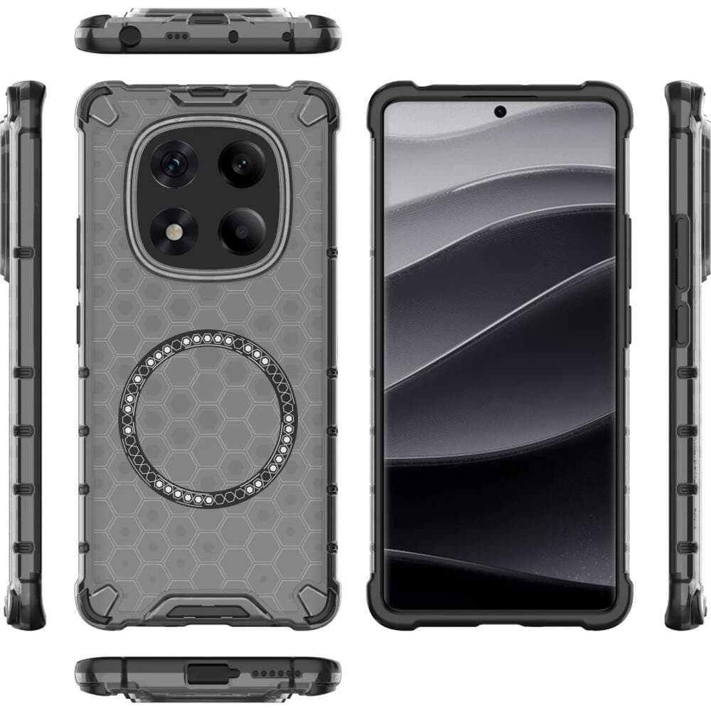 Techsuit HoneyComb Shield MagSafe pro Xiaomi Redmi Note 14 Pro 4G černý - náhled 3